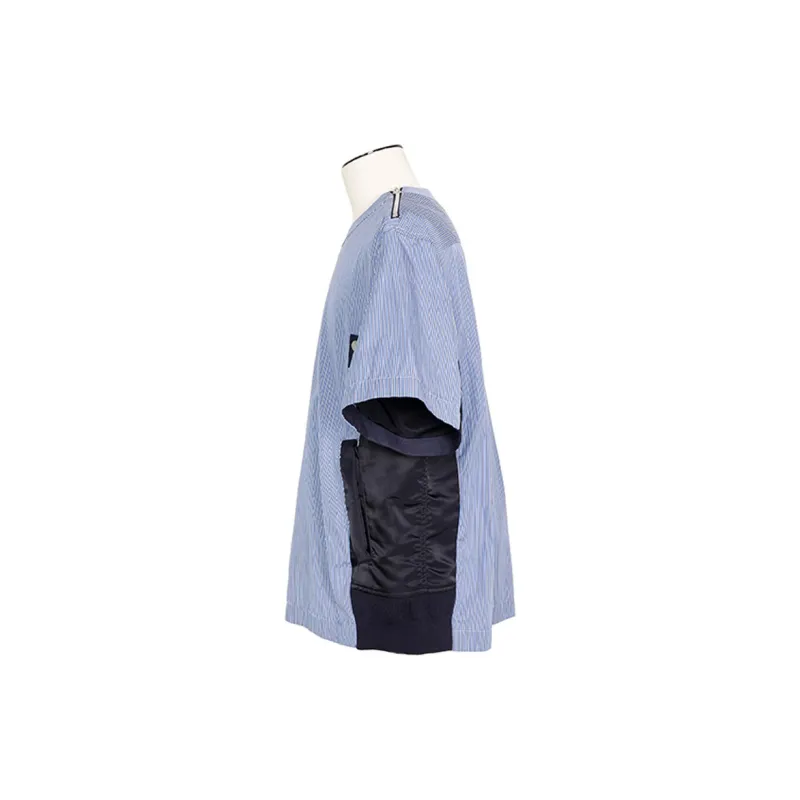 Sacai Halo stripe Shirt-2