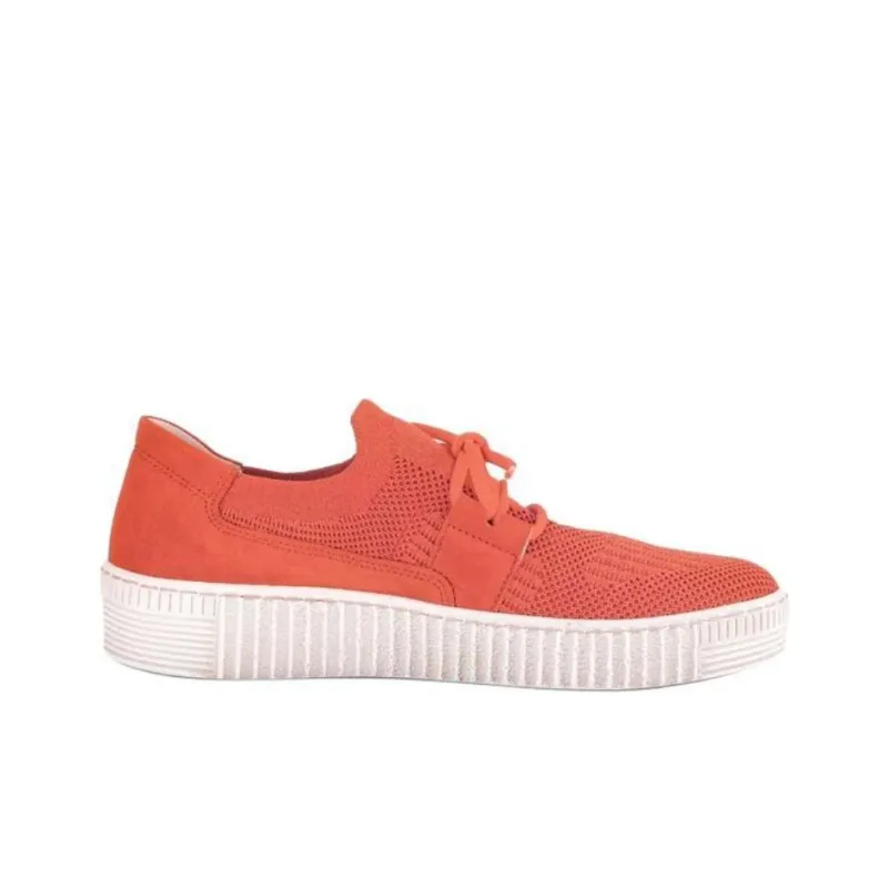 Gabor Fashion Low Top Casual Shoes Women's Orange-1