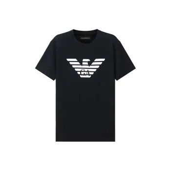 EMPORIO ARMANI Pima jersey T shirt With Logo Print