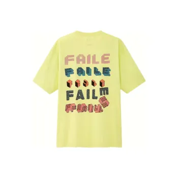 UNIQLO T Shirt Unisex Apricot Yellow