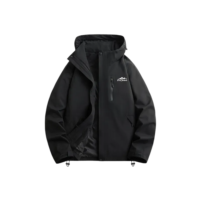Yiwen Water Resistant Windproof Breathable Warm Windbreaker Jacket Unisex-12