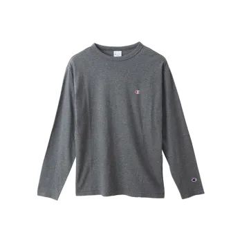 Champion Long Sleeved T Shirt Japan Version Men's Gray