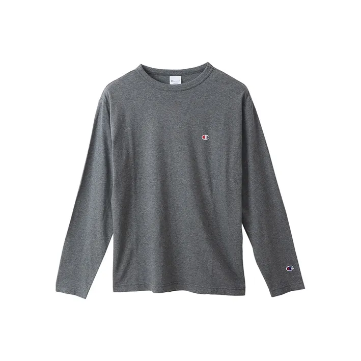 Champion Long Sleeved T Shirt Japan Version Men's Gray-0