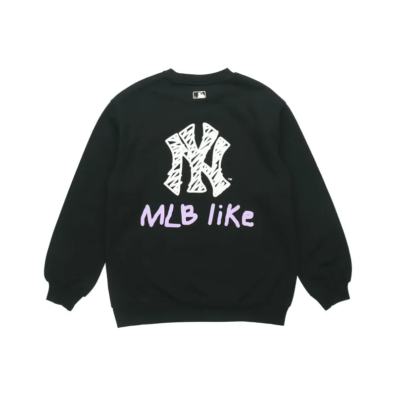 MLB Like Series Sweatshirts Unisex Black-0