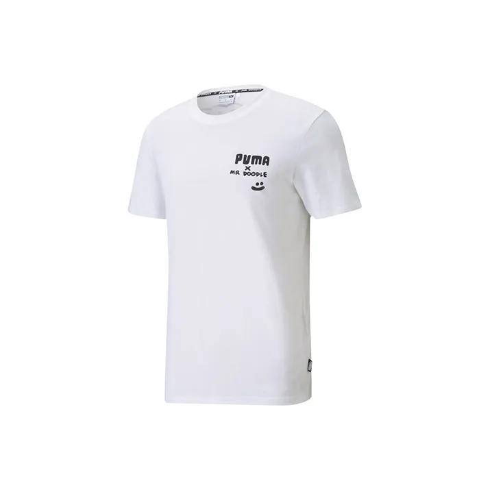 Mr Doodle X PUMA T Shirts Men White-0