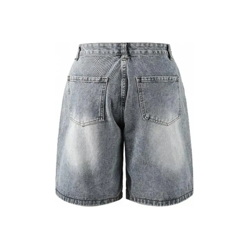 TESTUNG Denim Shorts Unisex-10