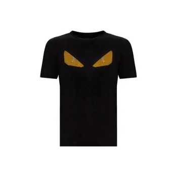 FENDI T Shirts Men Black