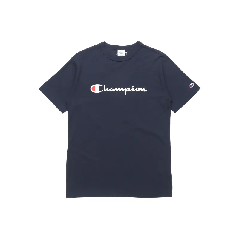 Champion T Shirt Japan Version Unisex Navy Blue-0