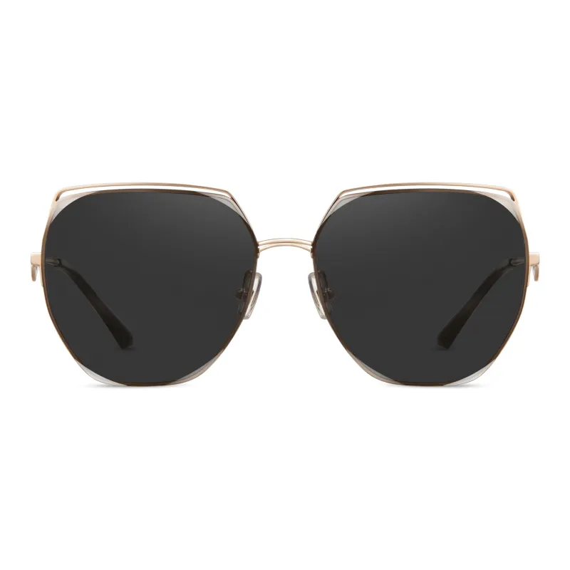 HORIEN Irregular Shape Sunglasses Women's-1