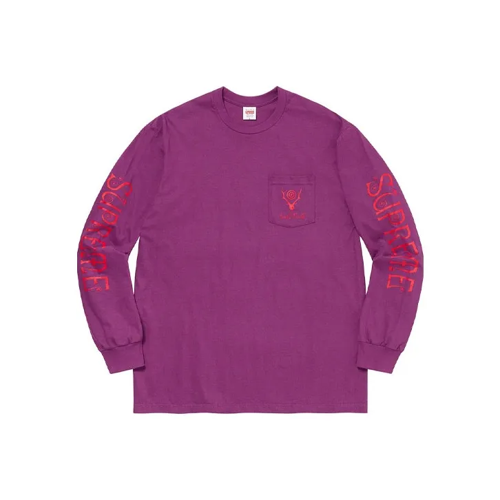 Supreme X SOUTH2 WEST8 Long Sleeve Pocket Tee-3