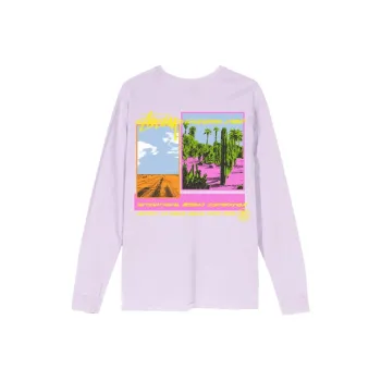 Stussy Palm Desert Pigment Dyed Long Sleeve Tee
