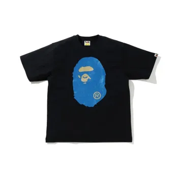 A BATHING APE Glitter Big Ape Head Tee