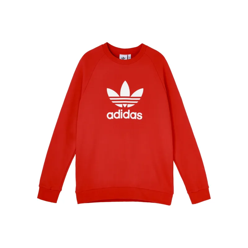 Adidas Originals Trefoil Sweatshirts Men Red-0