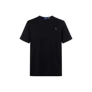 Polo Ralph Lauren Logo Embroidered Crewneck T Shirt
