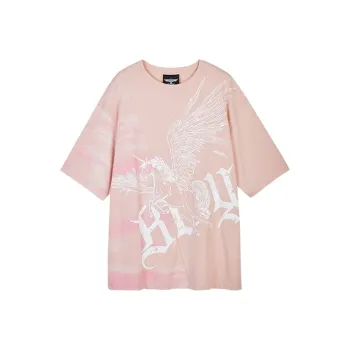Boy London FW21 Straight Elbow Length Sleeved T Shirt Unisex Pink