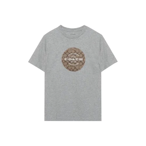 COACH T-Shirts Men Gray