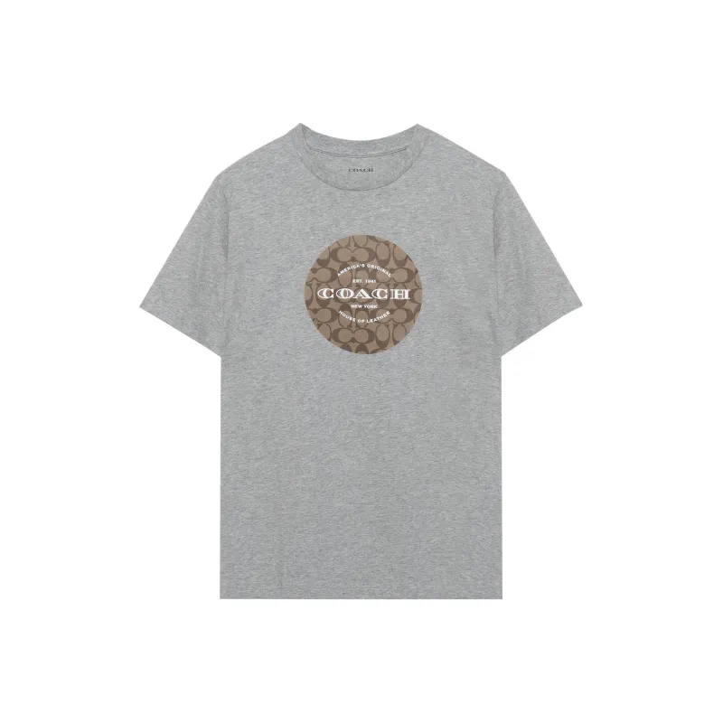 COACH T Shirts Men Gray-0