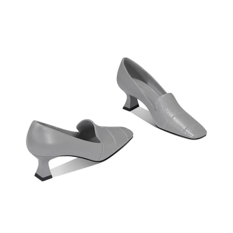 JESSICA SOPHIA Flared Heel High Heels 6cm Women's-4