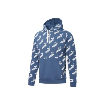PUMA AMPLIFIED AOP Sweatshirts Men Dark Denim Blue