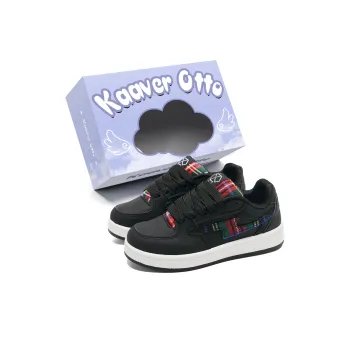 KAAVER OTTO Low Top Skateboard Shoes Women's Scottish Red