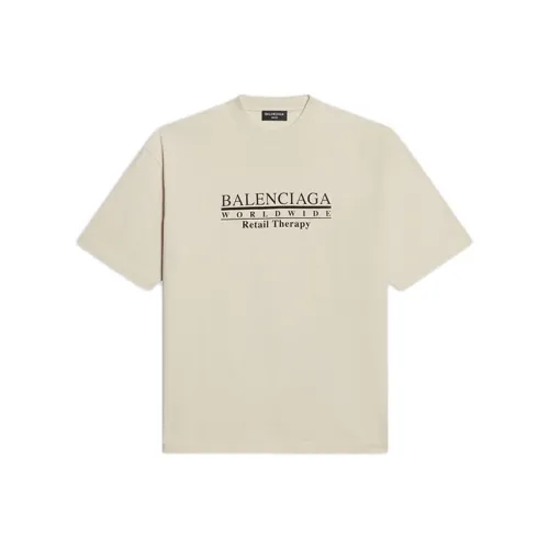 Balenciaga T-Shirt Unisex Light Beige