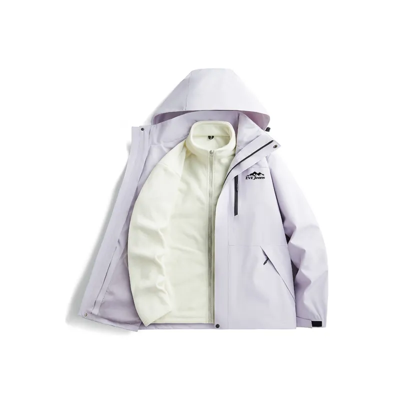 Yiwen Water Resistant Windproof Breathable Warm Windbreaker Jacket Unisex-9
