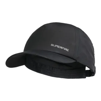 SuperFire Polyamide Baseball Caps Unisex Black