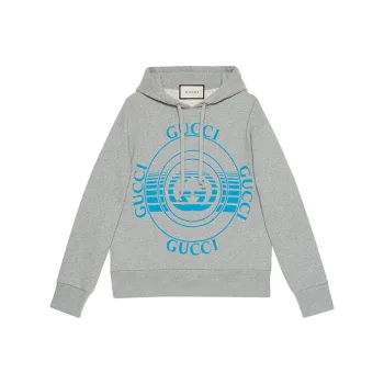 GUCCI Record Print Pullover Hoodie