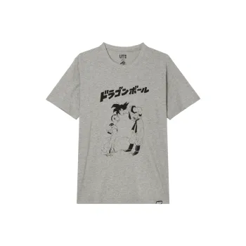 UNIQLO T Shirt Unisex Light Gray