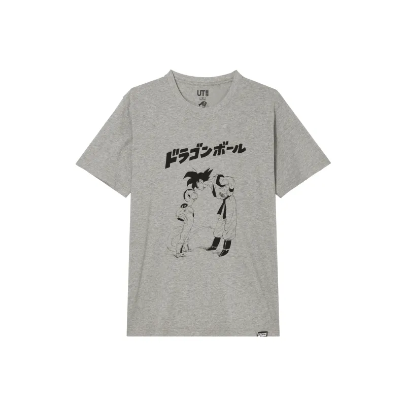 UNIQLO T Shirt Unisex Light Gray-0