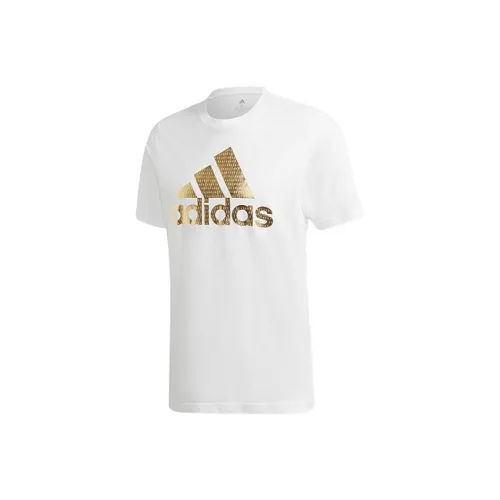 Adidas Set in Sleeve T Shirt Men's White