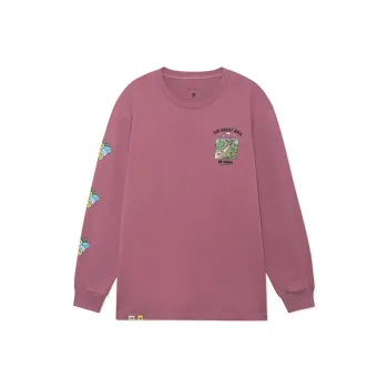 LiNing Skateboard T Shirt Men's Green Orchid Purple