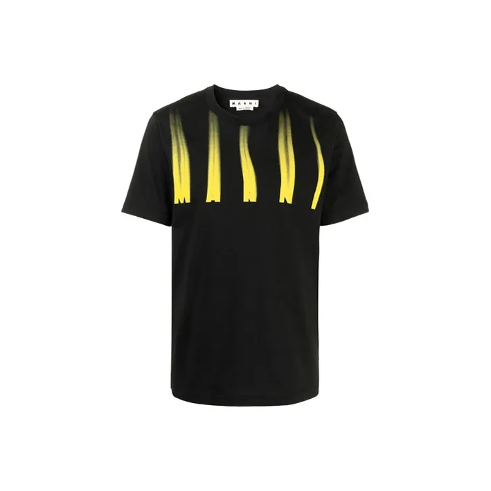 MARNI T-Shirts Men Black-0