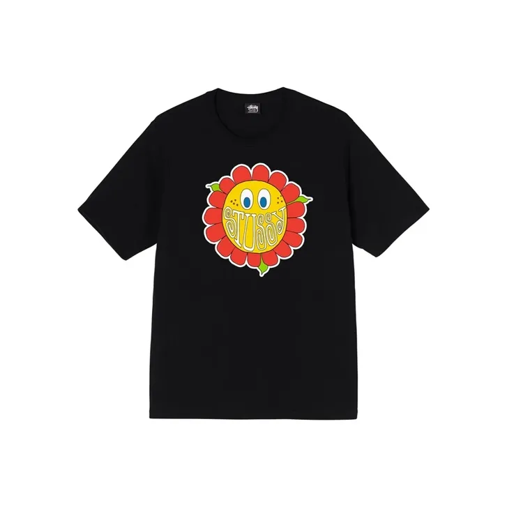 Stussy Happy Flower T Shirt-0