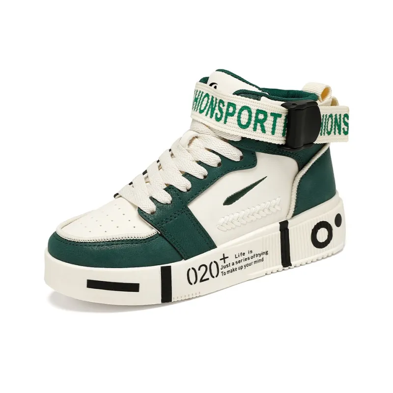 SOURCE Anti Slip And Wear Resistant Balance Coverage High Top Skateboard Shoes Unisex-3