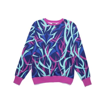 CLOT Sweatshirts Men Navy Blue