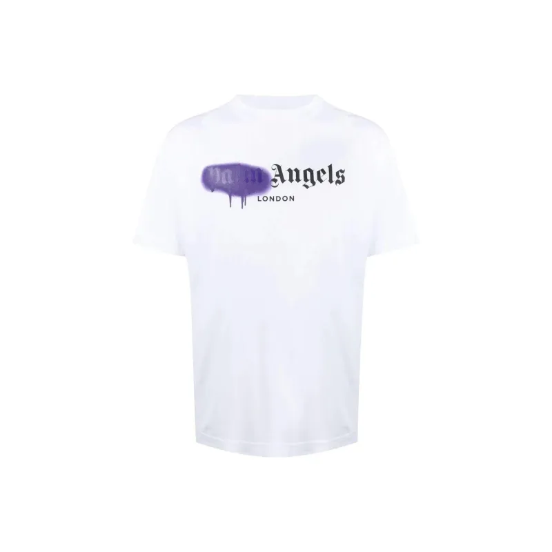 PALM ANGELS London Sprayed Logo T shirt-0