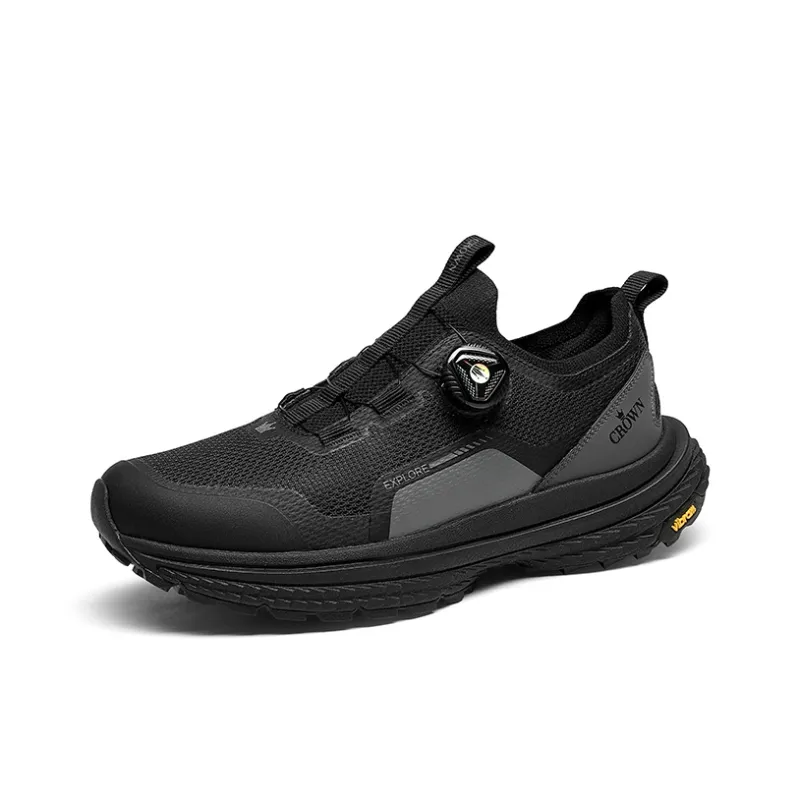 CROWN Slip Resistant, Abrasion Resistant, Lightweight, Height Increasing Low Top Outdoor Shoes Men's-1