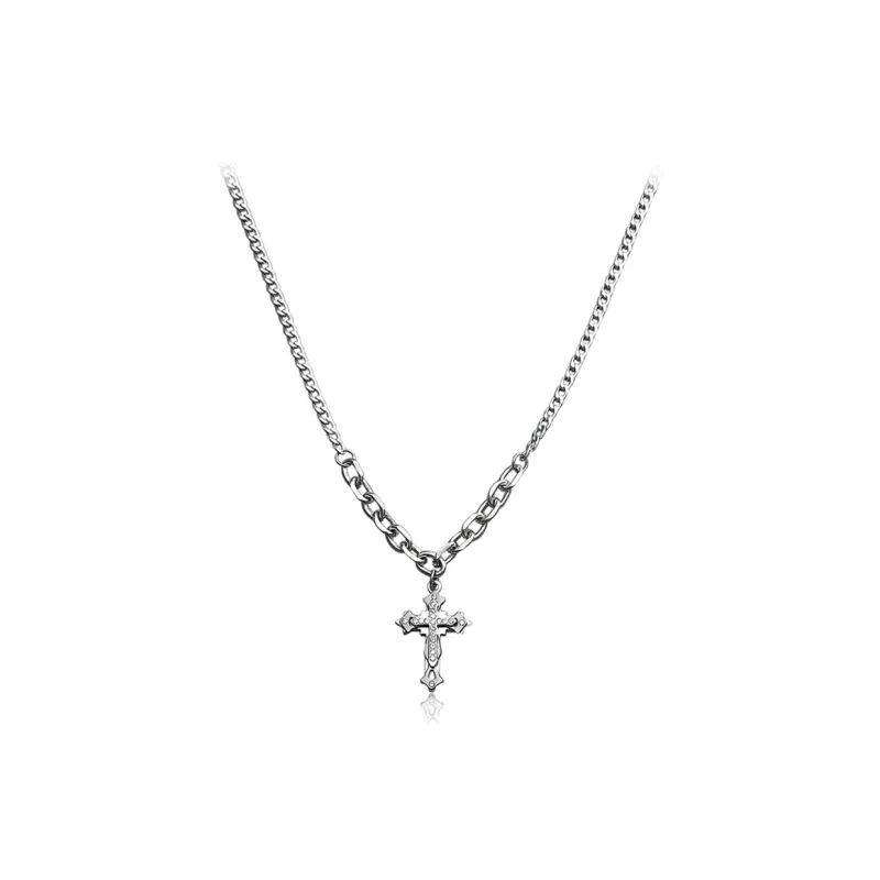 CANHUI Titanium Steel Necklaces Unisex-0
