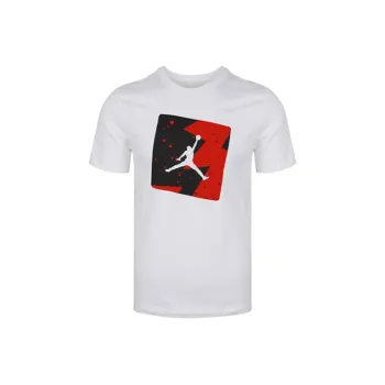 Jordan Set in Sleeve T Shirt Men's White