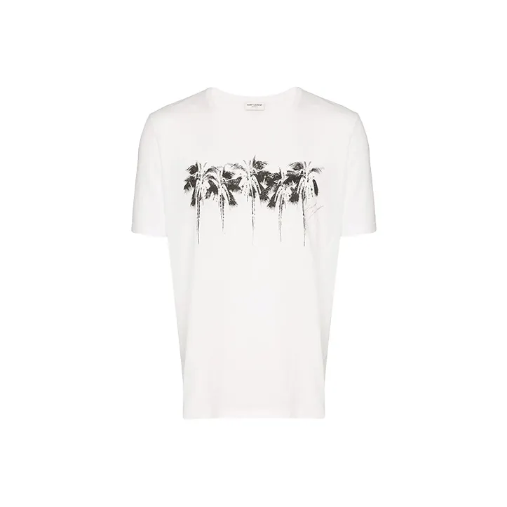 SAINT LAURENT T Shirts Men White-0