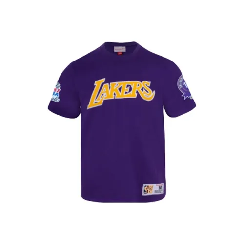 Mitchell & Ness T Shirt Unisex Purple