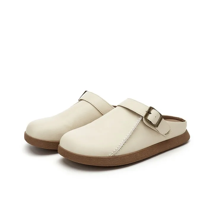 DAPHNE Rubber Sole Abrasion Resistant Wrap toe Slippers Women's-2