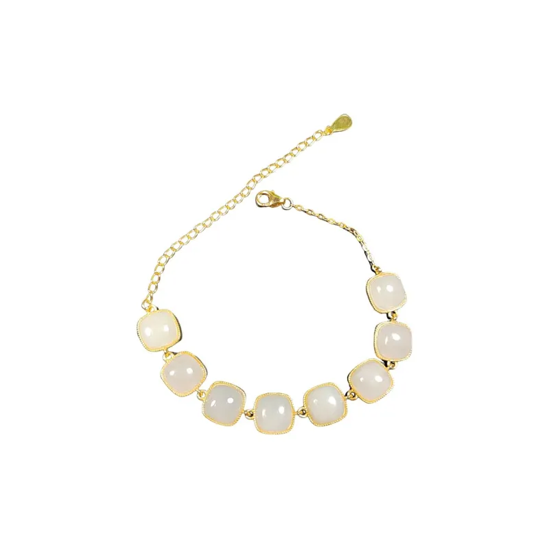 YOULING Bracelets White Jade Women's-0