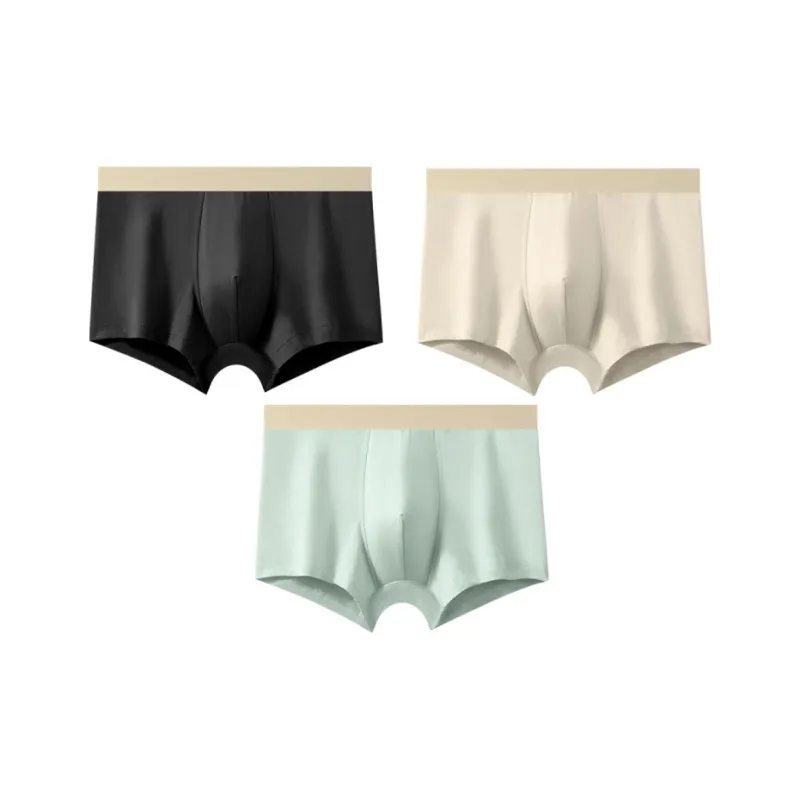 Qiao Ni Tong Underpants Men's 3 Pack-3