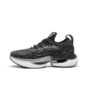 VOIT Slip Resistant, Abrasion Resistant, Breathable Low Top Marathon Long Distance Running Shoes Unisex Black