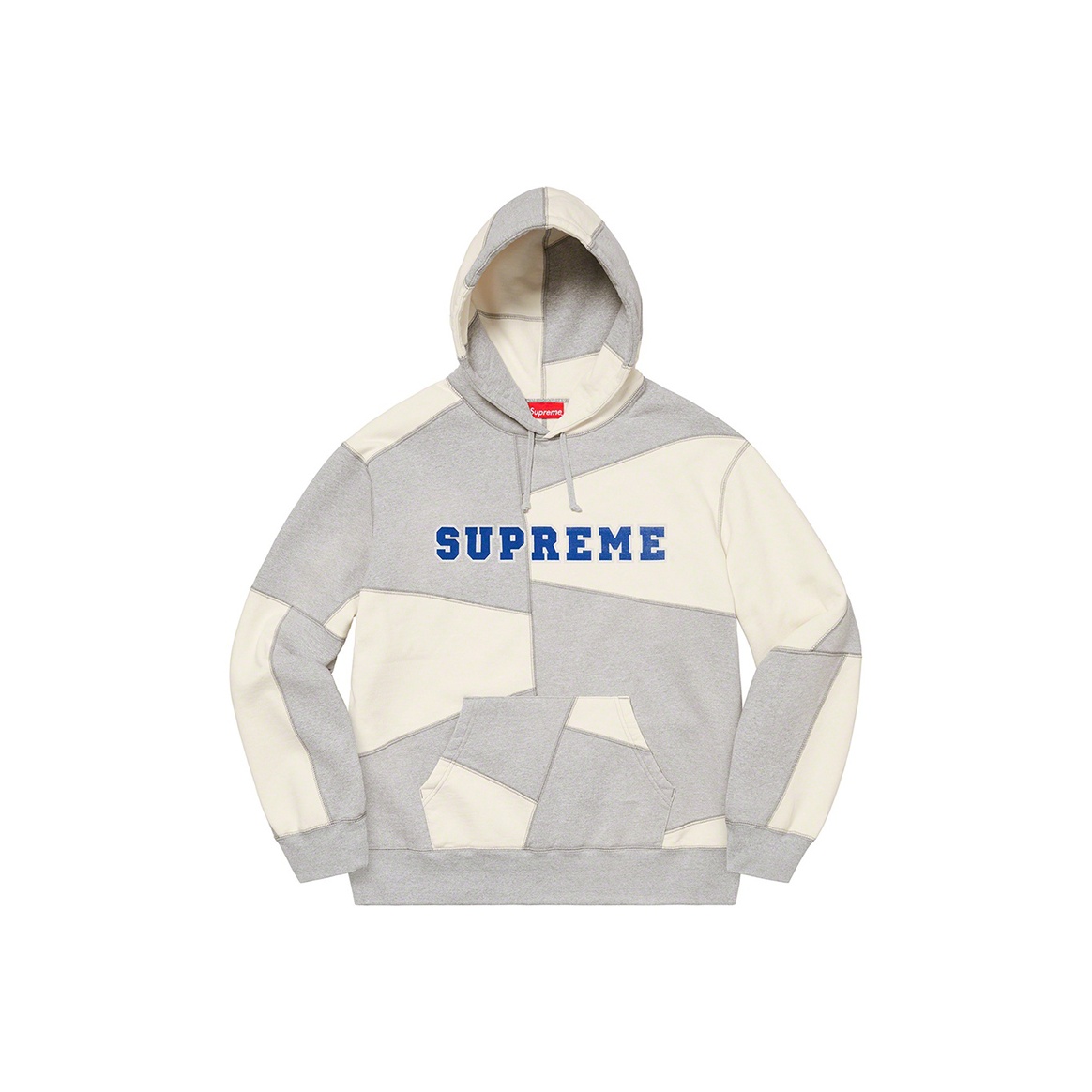 Supreme Patchwork Hooded Sweatshirt - POIZON Supreme Patchwork Hooded Sweatshirt - POIZON