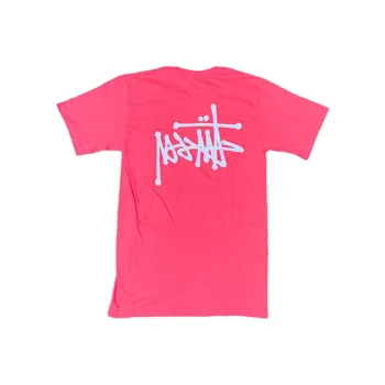 Stussy T Shirts Unisex Rose Red