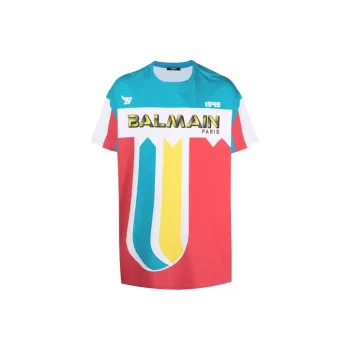 BALMAIN T-Shirts Men Blue