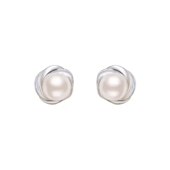 YUDIAN Pearl Stud Earrings Women's